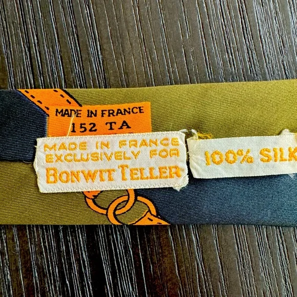 HERMES Vintage Silk Tie - Picture 3 of 10